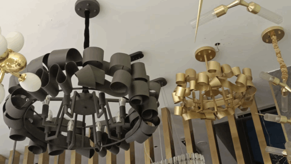 Harlow iron chandelier